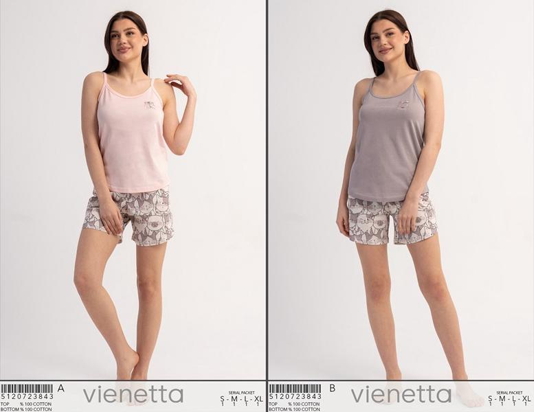 Пижама Trikotag (S-XL) T616 pink (лето)