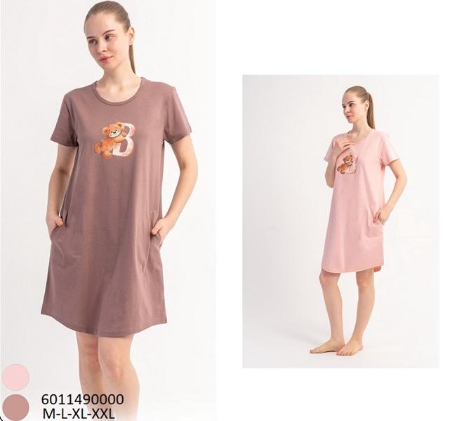 Ночнушка Trikotag (M-2XL) 6011490000 nude (лето)