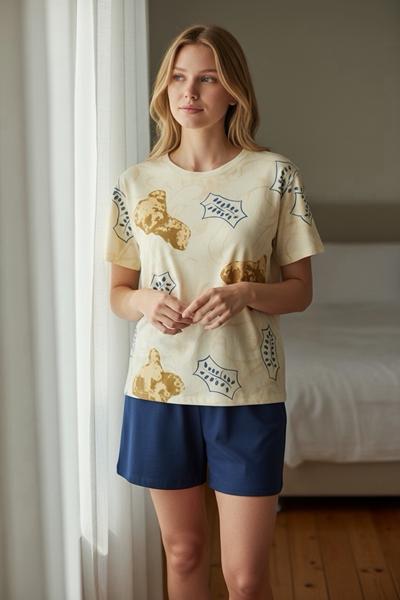 Пижама Trikotag (M-2XL) T543 yellow (лето)