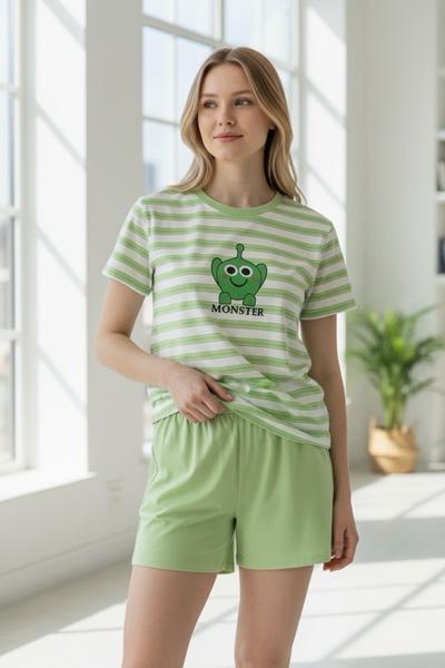 Пижама Trikotag (M-2XL) T545 green (лето)