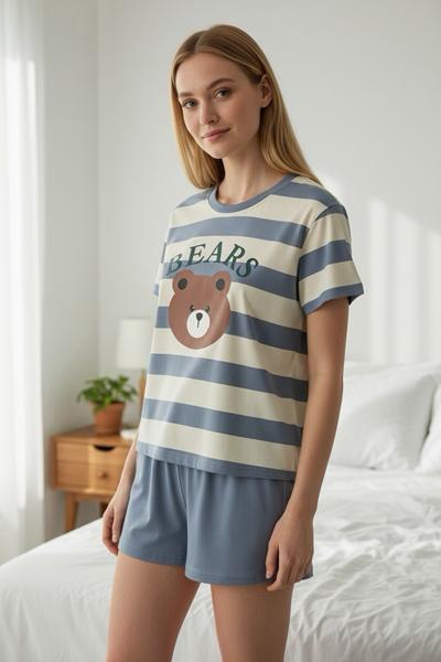 Пижама Trikotag (M-2XL) T558 l.grey (лето)