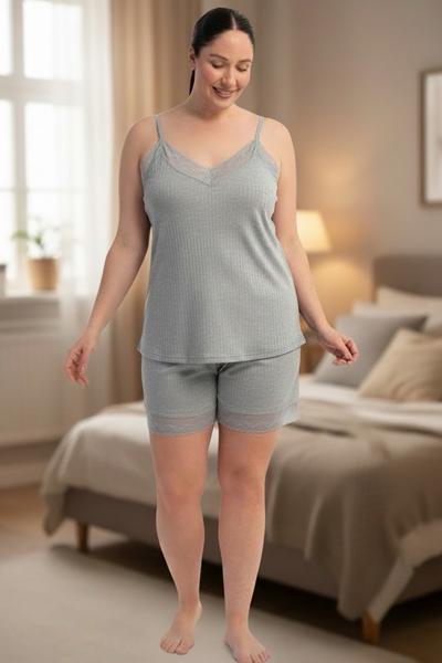 Пижама Trikotag (52-56) 8313 l.grey (лето)