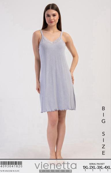 Ночнушка Trikotag (XL-4XL) T510 l.grey (лето)