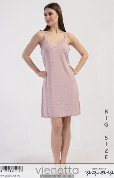 Ночнушка Trikotag (XL-4XL) T511 pink (лето)