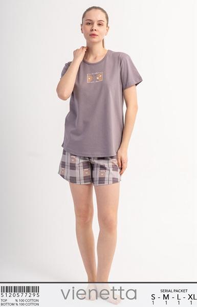 Пижама Trikotag (S-XL) T618 grey (лето)