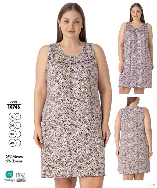 Ночнушка Trikotag (XL-4XL) 10746 powder (лето)