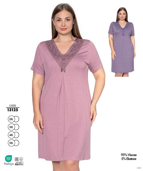 Ночнушка Trikotag (2XL-5XL) 13125 pink (лето)