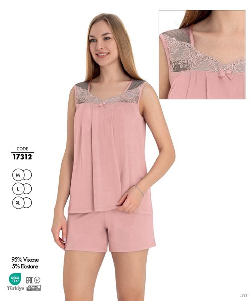 Пижама Trikotag (M-XL) 17312 powder (лето)