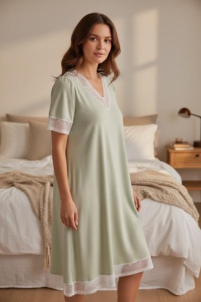 Ночнушка Trikotag (48-52) 8517 olive (лето)