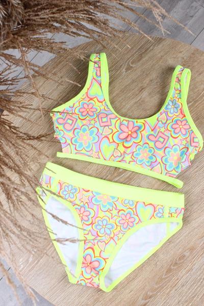 Купальник Sun&Sea (7-12) BH356 yellow (лето)