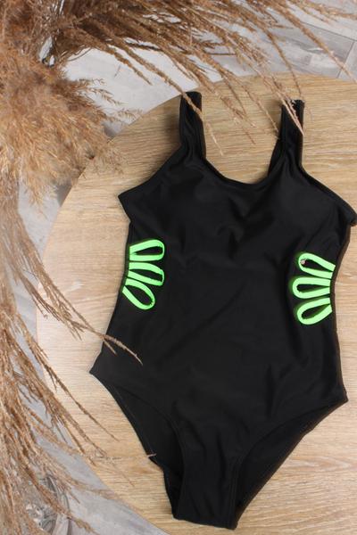 Купальник Sun&Sea (34-42) M551 black-green (лето)