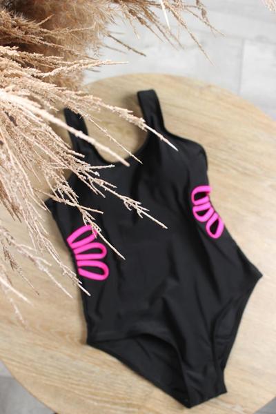 Купальник Sun&Sea (34-42) XM3337 black-pink (лето)