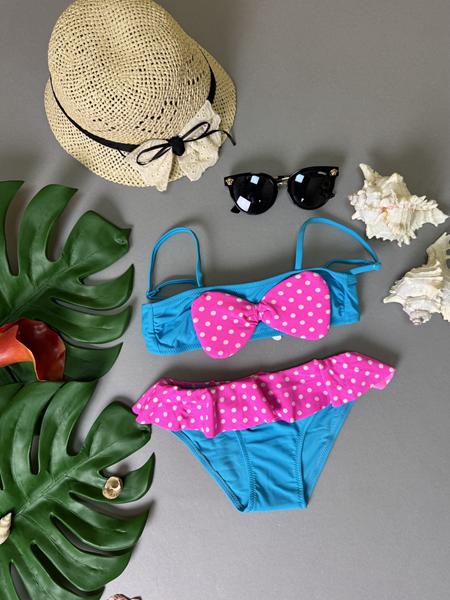 Купальник DFK (28-36) 1965 l.blue (лето)