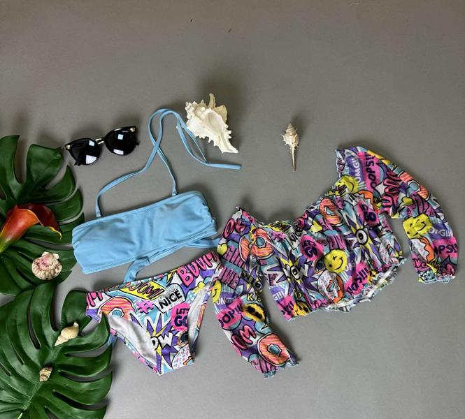 Купальник DFK (28-36) 7805 yellow (лето)