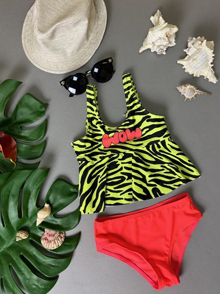 Купальник DFK (28-36) A655 yellow (лето)