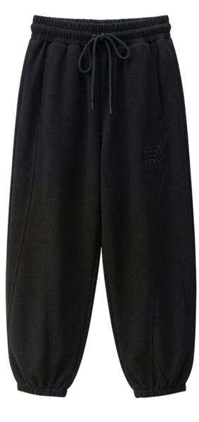 Штаны спорт Limerense (140-170) DD169 black (деми)