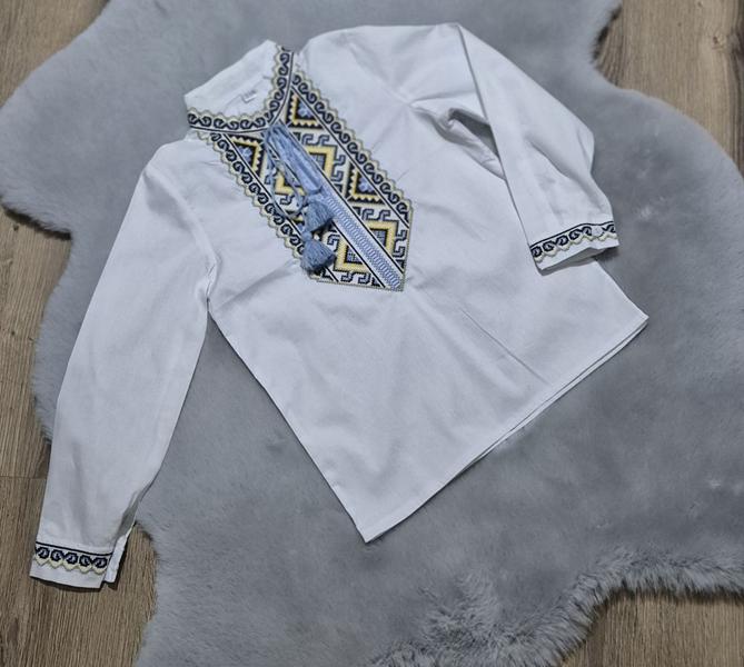 Вышиванка Limerense (152-176) DD174 white (деми)