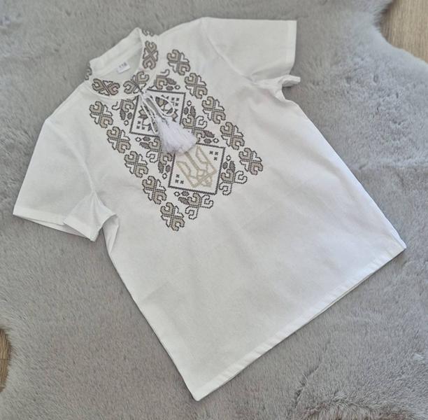 Вышиванка Limerense (152-176) DD183 white (лето)