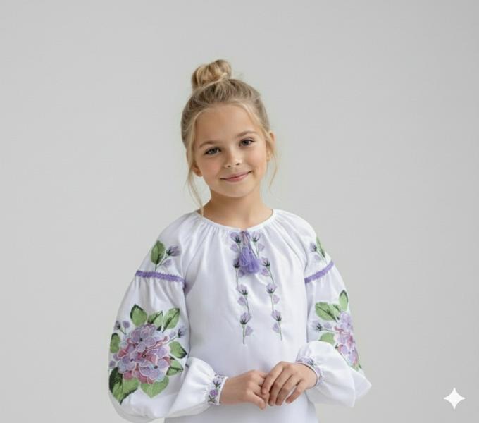 Вышиванка Limerense (152-176) DD186 white (деми)