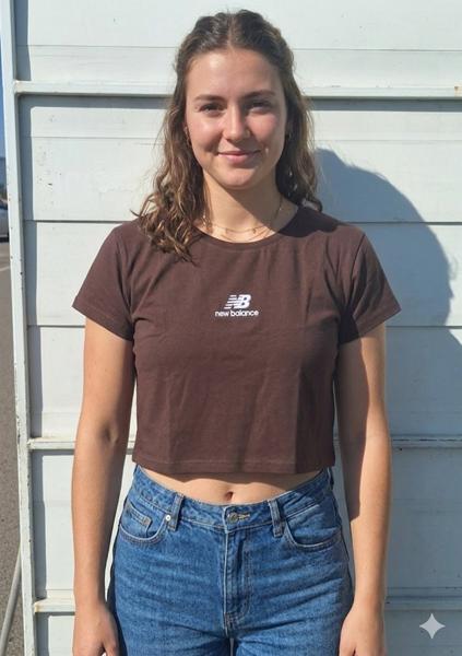 Топ Newe (S-M) 2205-1 brown (лето)