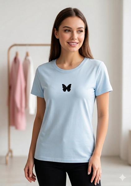 Футболка Newe (S-M) 2218 l.blue (лето)