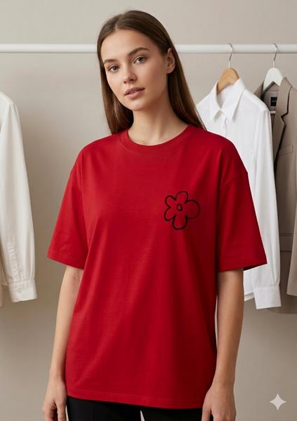 Футболка Newe (2XL-3XL) 401 red (лето)