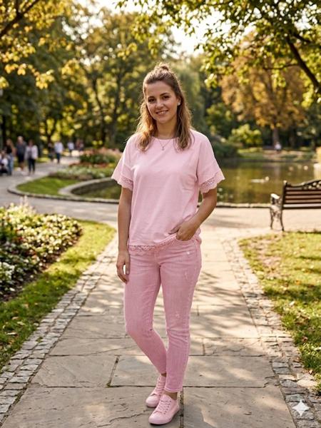 Футболка Newe (L-XL) NW101 pink (лето)