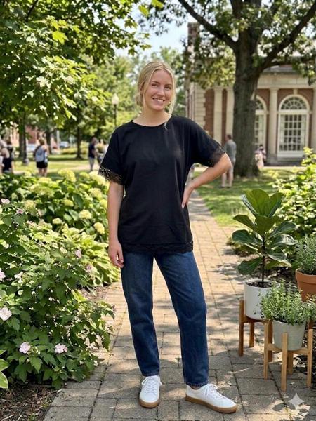 Футболка Newe (L-XL) NW104 black (лето)