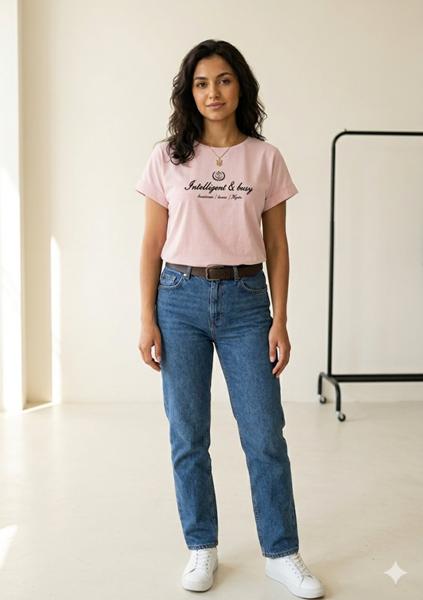 Футболка Newe (2XL-3XL) NW80 pink (лето)