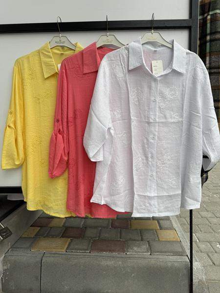 Рубашка P.HEY (XL-4XL) 109 white (деми)