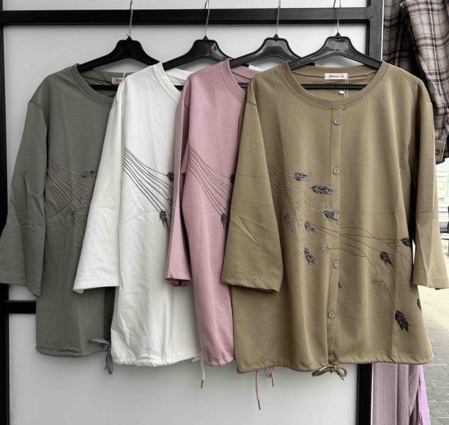 Свитер P.HEY (3XL-6XL) 820 khaki (деми)