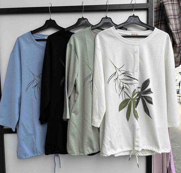 Свитер P.HEY (3XL-6XL) 821 white (деми)