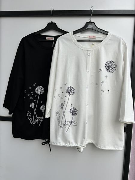 Свитер P.HEY (3XL-6XL) 822 white (деми)