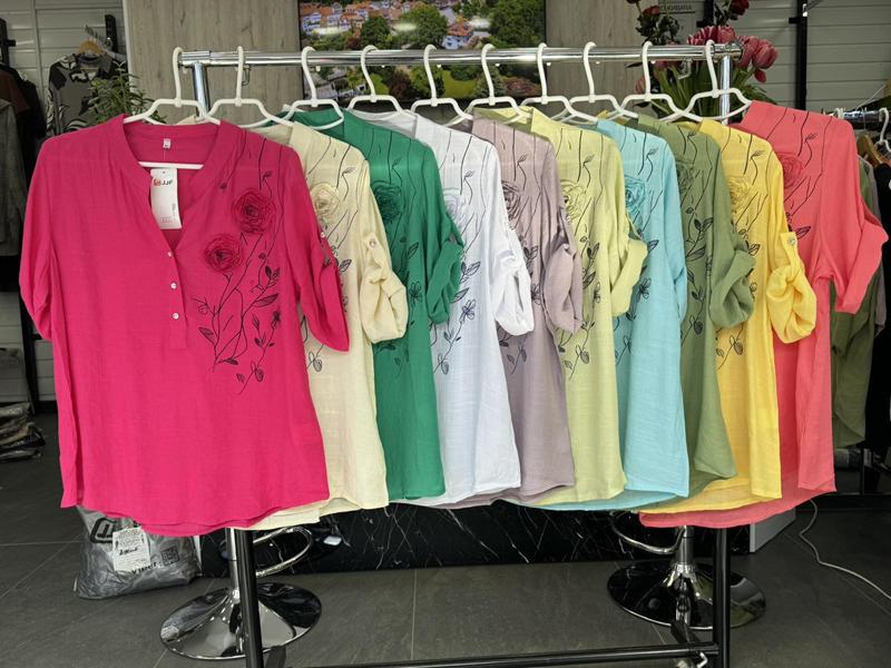 Рубашка P.HEY (XL-4XL) PH14 coral (лето)