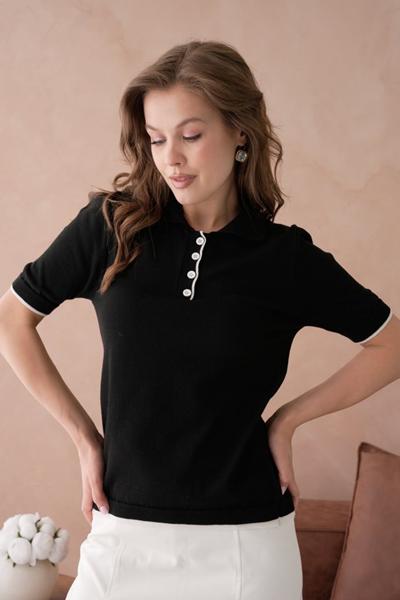 Футболка Style Nadezhda (one size) SN489 black (лето)