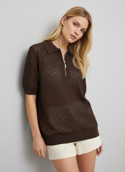 Футболка Style Nadezhda (L-XL) SN507 brown (лето)