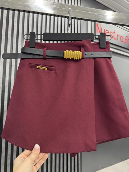 Юбка-шорты Style Nadezhda (S-XL) SN523 wine (лето)