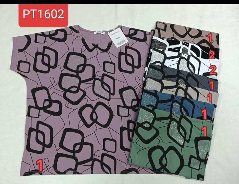 Футболка Шаолинь (52-56) PT1602 mix (лето)