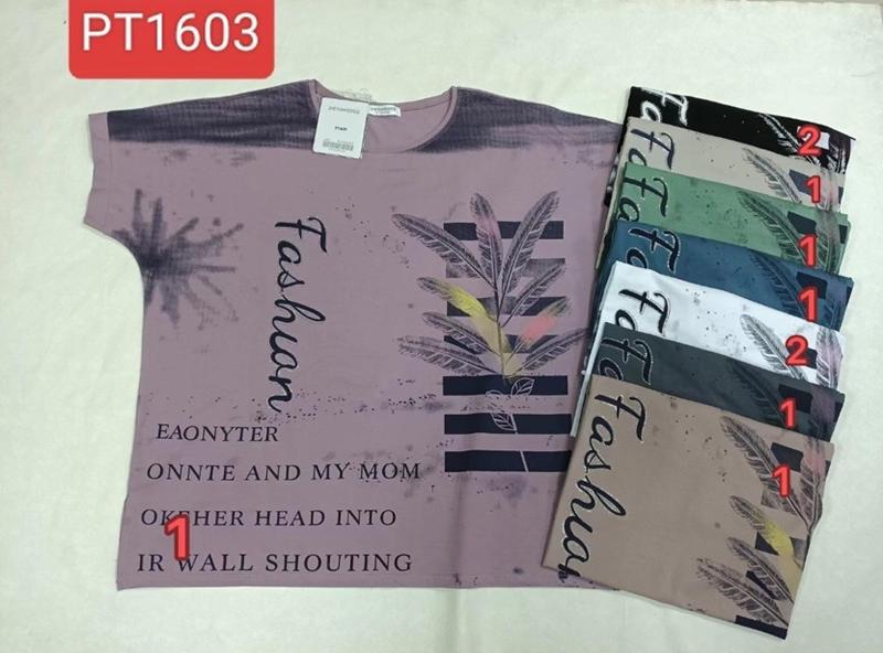 Футболка Шаолинь (56-66) PT1603 mix (лето)