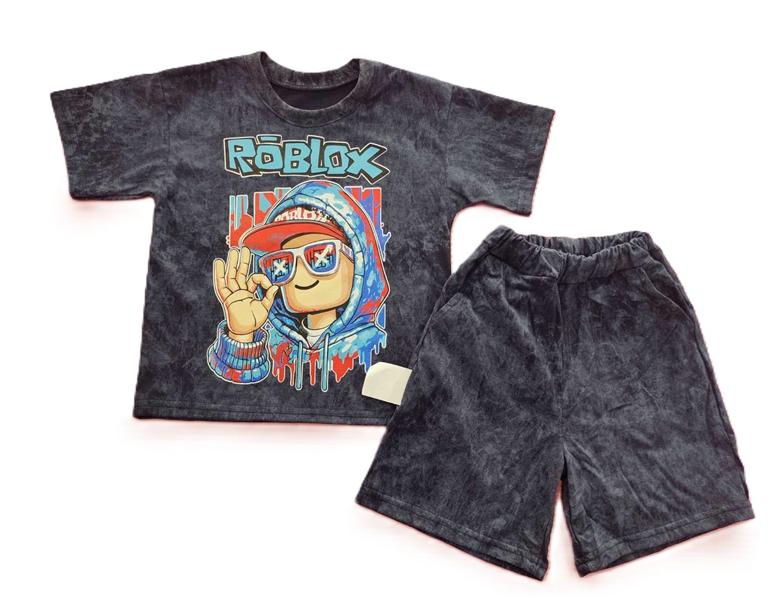 Костюм Kir15 (110-134) 221531 d.grey (лето)