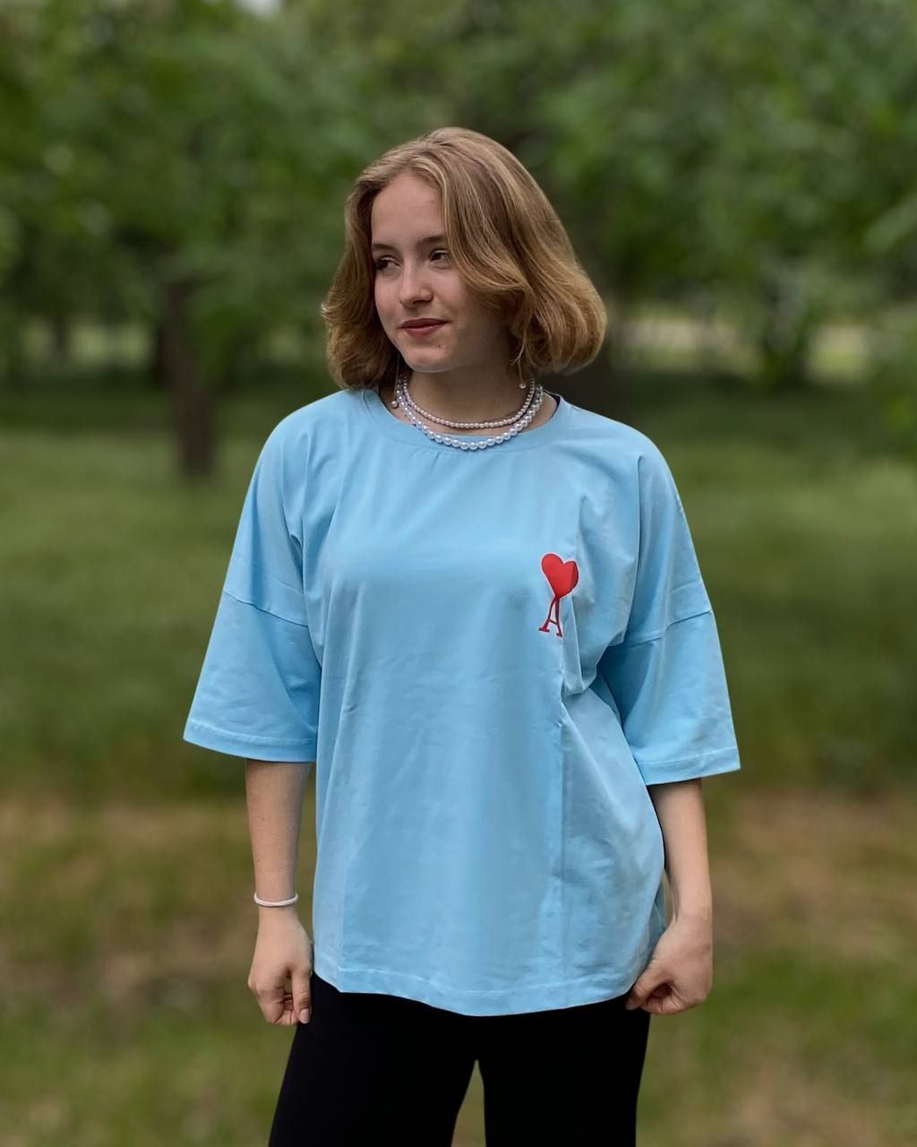 Футболка Mary Brand (44-50) 526 l.blue (лето)