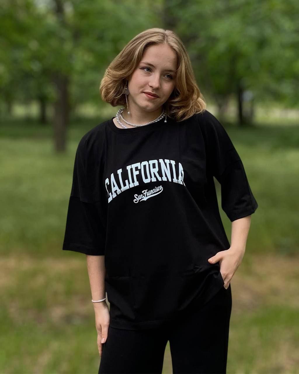 Футболка Mary Brand (44-50) 528 black (лето)