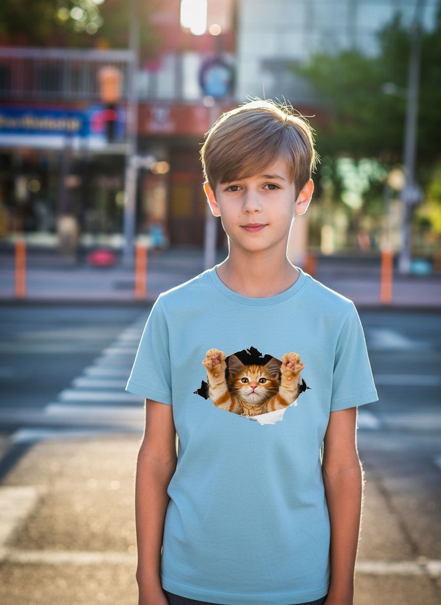 Футболка Mary Brand (134-152) 534 l.blue (лето)