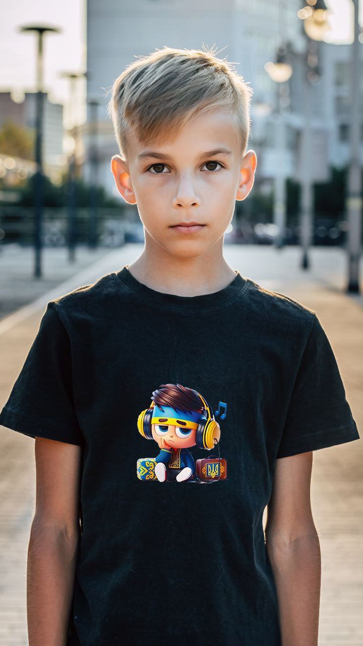 Футболка Mary Brand (134-152) 556 black (лето)