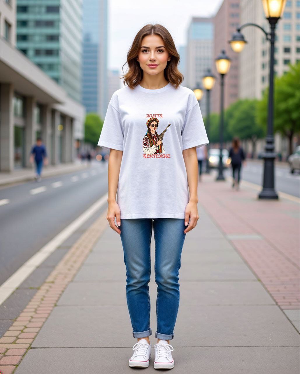 Футболка Mary Brand (44-50) 569 white (лето)