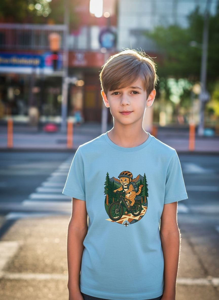 Футболка Mary Brand (134-152) 835 l.blue (лето)