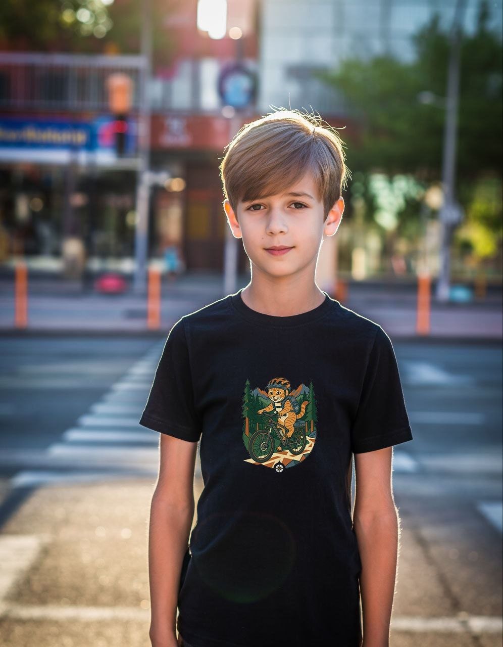 Футболка Mary Brand (134-152) 836 black (лето)