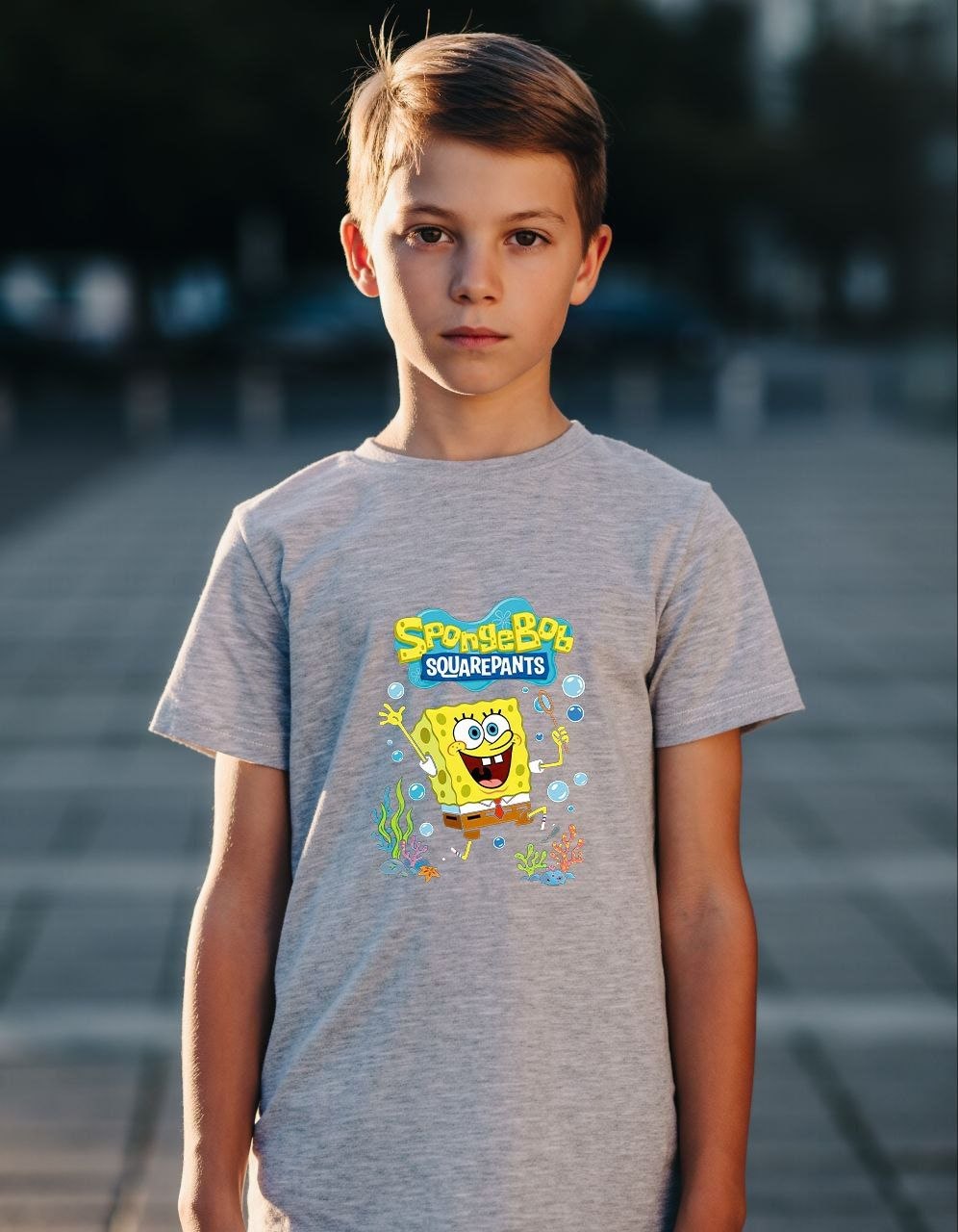 Футболка Mary Brand (134-152) 842 grey (лето)