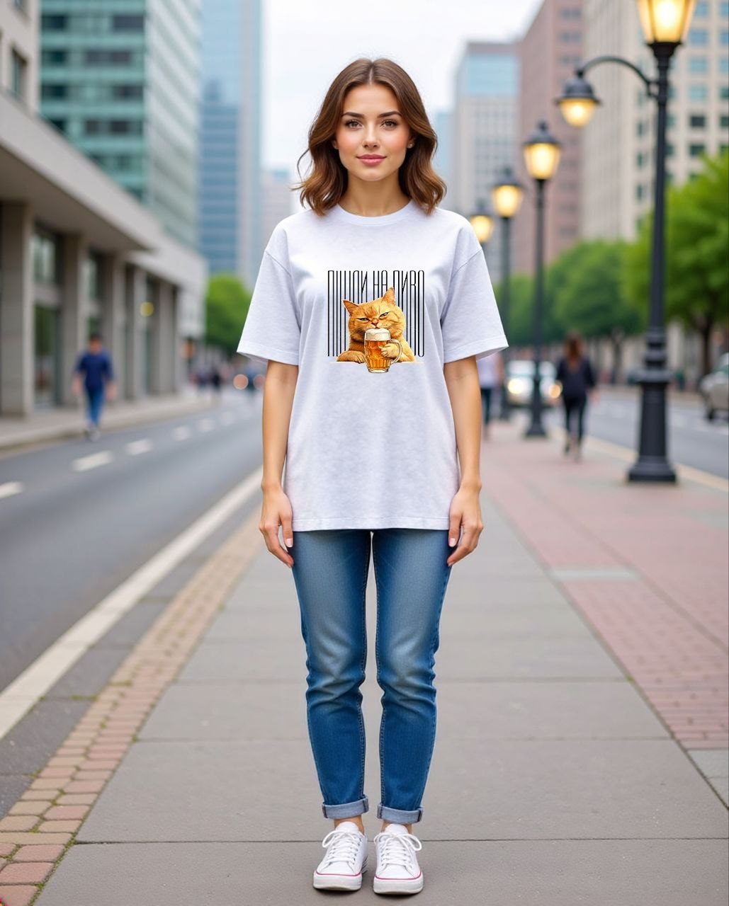 Футболка Mary Brand (44-50) 872 white (лето)