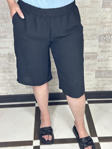 Шорты Valentina (48-58) 001 black (лето)